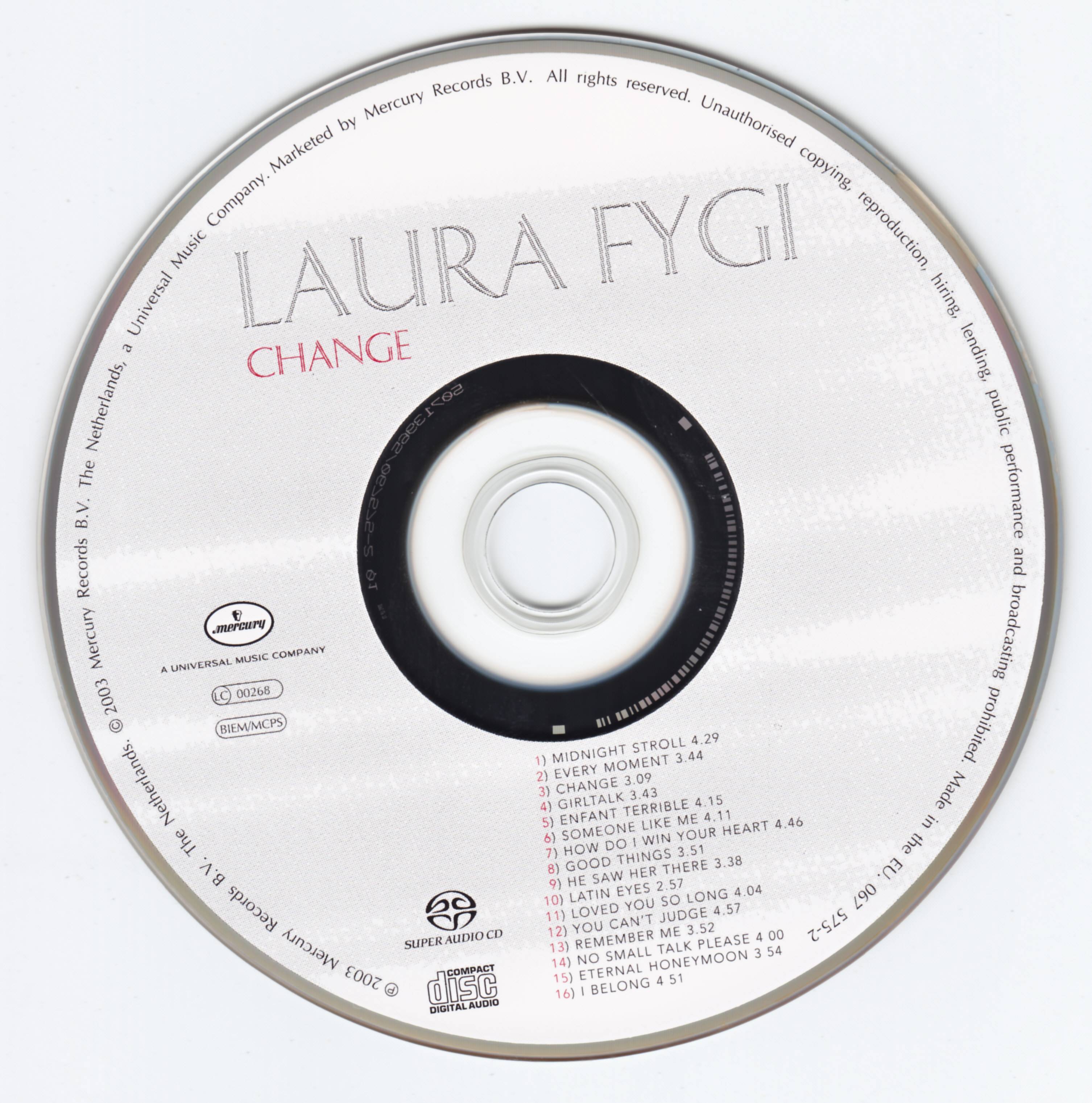 Laura Fygi Change : CD | CD Covers | Cover Century | Over 1.000.000 ...